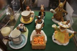 Royal Doulton Bunnykins Country Manor Tea Set comprising Lord of the Manor Coffee Pot, Lady of the