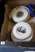 A collection of Pottery to include a Portmeirion Set of the Bottle Plates, Royal Doulton and
