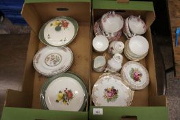 A collection of Pottery to include Wedgwood Covent Garden and Kutani Green Part Dinner Wares and