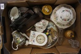 A collection of Pottery and Glassware to include Brambly Hedge Collector Plates, Balloon Man and