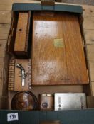 A collection of Old Edwardian and Later Wooden Storage Boxes (6)