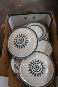 Royal Doulton Moonstone Part Dinner Service to include Six Large Dinner Plates, Two Tureens and