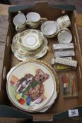 A collection of Pottery to include Colclough Floral Tea Set with Various Plates etc  and Various