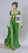 Royal Worcester Figure Lydia Bennett CW713 - Gold Limited Edition number 26/500