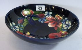 Moorcroft Large Bowl with Orchid Design c.1940s