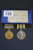 Medal Group presented to 22399333 PTE M Houson, Gloucesters to include Korea Medal and Nato Korea