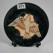 Moorcroft Dove Year Plate by Sally Tuffin - 1993, Limited Edition 378 of 500