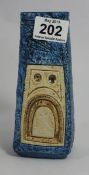 Troika Pottery Coffin Vase by Judith Ilsley -