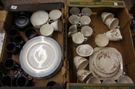 A collection of Pottery to include Royal Doulton - Lorraine Part Dinner Set consisting of Plates,