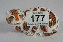 Royal Crown Derby Paperweight Chinese New - Year Tiger, boxed