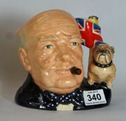 [ C1955R1/1/0 ] Royal Doulton Character Jug Prototype Winston Churchill, Jug of the Year in