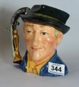 [ C1955R1/5/0 ] Royal Doulton Character Jug The Antique Dealer D6807, Rare Gold Highlights to