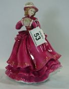[ 1200R13/5/0 ] Royal Worcester Figure Winter CW535 - Limited Edition number 8088 of 9500