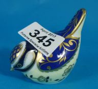 Royal Crown Derby Paperweight, Wye Bluetit Boxed