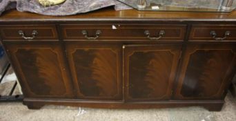 Reproduction Three Drawer, Four Door Sideboard 150cm x 47cm Wide