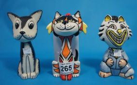 Lorna Bailey Various Comical Cats in different designs, all limited editions  (3)