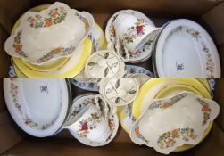 A collection of various Pottery to include Royal Doulton Bunnykins Nurseryware, Commemorative