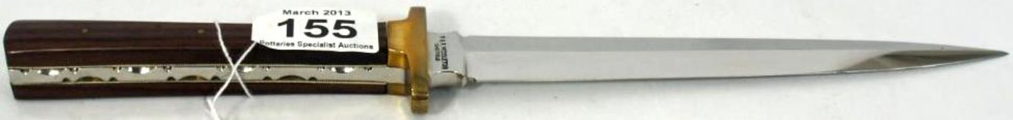 Hand Made R&R Middleton Sheffield Knife, Polished 18cm Blade, Proof of ID must be supplied, Not