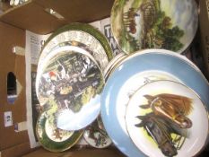 Large Tray of Mixed Size Collector Plates all carry an Equine Theme (approx 30)