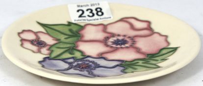 Moorcroft Plate with a Rose Design