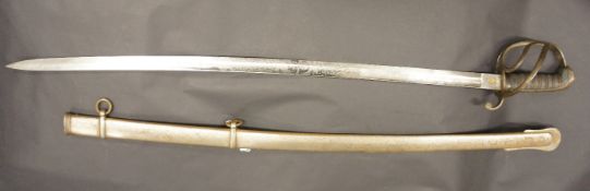 1821 Pattern Royal Artillery Sword with Royal Signals Decoration to Blade