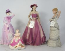 A collection of Coalport Figures to include Evening Promenade, Grand Parade, High Style and