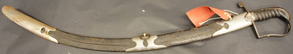 1796 Pattern Light Cavalier Officers Sword of unusually light form with Engraved Blade