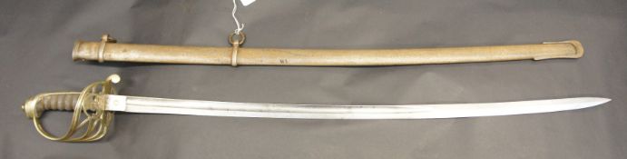British 1827 Pattern Rifle Officers Sword, Heavily inscribed Made by Dolan and Co, St Martins,