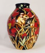 Moorcroft Vase decorated with Mice in the Hidden Away design, limited edition of 200, height