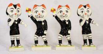 Lorna Bailey Football Referees and Linesman, all limited editions  (4)