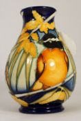 Moorcroft Vase decorated with birds on branches, height 13cm, signed Kerry Goodwin 2011(seconds)