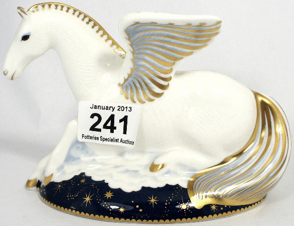 Royal Crown Derby Paperweight Pegasus, Limited Edition for Goviers, Boxed