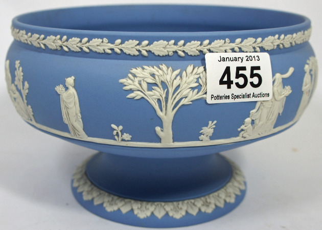 Wedgwood Footed Jasperware Bowl diameter 22cm, height 13cm