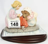 Beswick Beatrix Potter Tableau Mrs Tiggywinkle and Lucie with Plinth, Limited Edition in Original