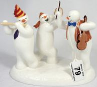 Coalport Snowman Characters Limited Edition All Together Now, as New, Boxed