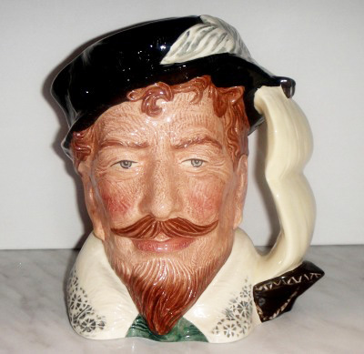 Royal Doulton Large Character Jug Sir Frances Drake D6805, Limited Edition