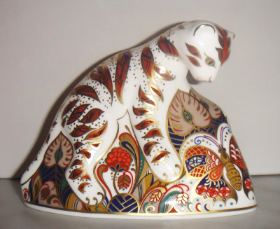 Royal Crown Derby Paperweight, Bengal Tiger Cub