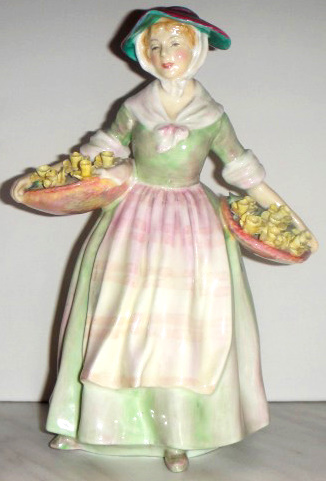 Royal Doulton Figure Daffy Down Dilly HN172 (hairline cracks)