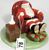 Coalport Father Christmas Figure Time for a Break,  Boxed
