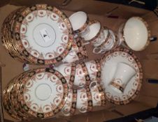 Tray comprising various Pottery by Royal Albert comprising Cups, Saucers, Plates, Bowls etc (