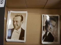 Approximately 35 unused Post Cards featuring Movie Stars from the 1950`s