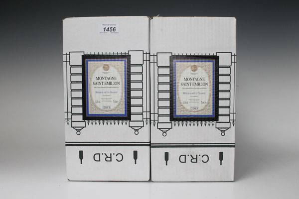 Wine - twelve bottles of Reserve De La Grange, Montagne Saint Emilion 2003, in sealed card boxes