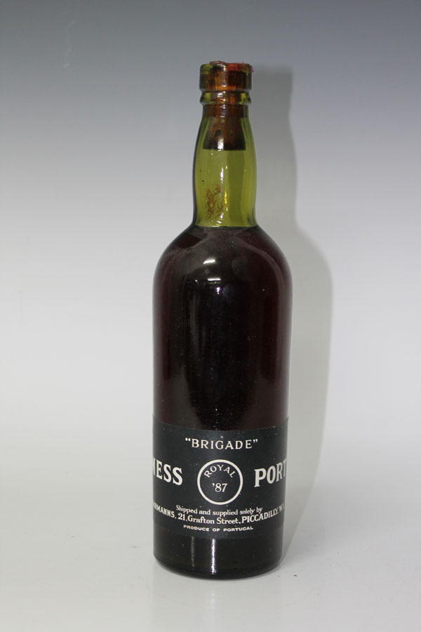 Port - one bottle of 'Brigade' Mess Port 1987