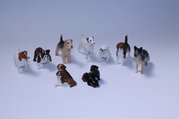 Ten Beswick dogs - various