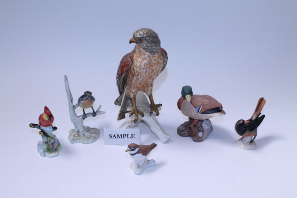 Quantity of assorted bird ornaments including Goebel (25)