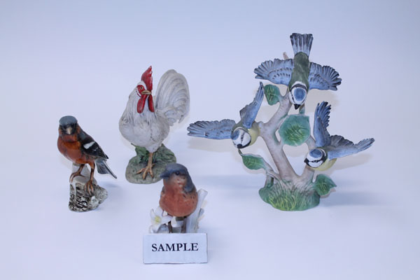 Selection of Goebel bird ornaments (10)