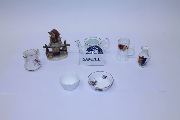 Hummel figure - Just Resting and lot of miniature china