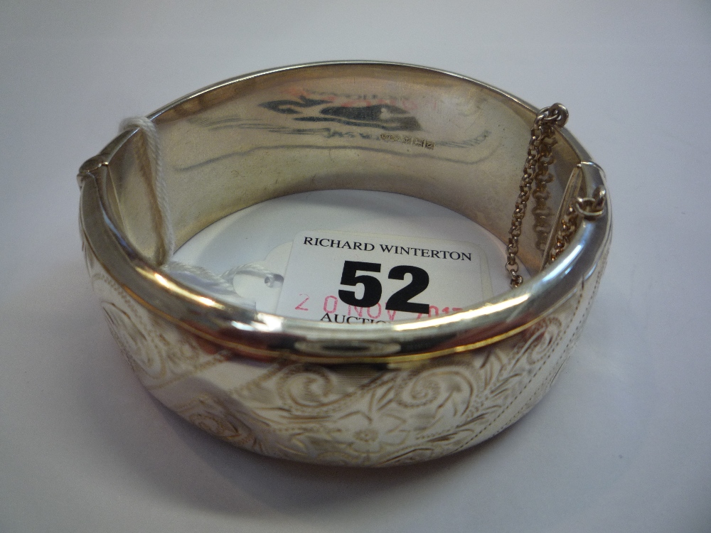 A SILVER BANGLE