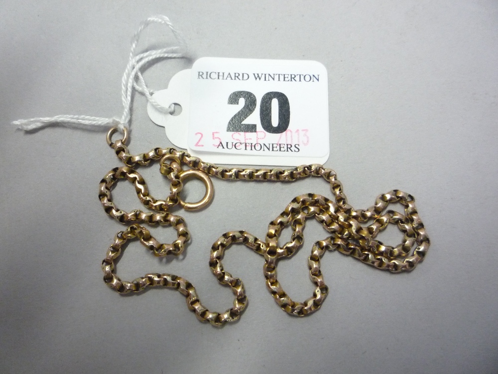 A 9CT NECK CHAIN