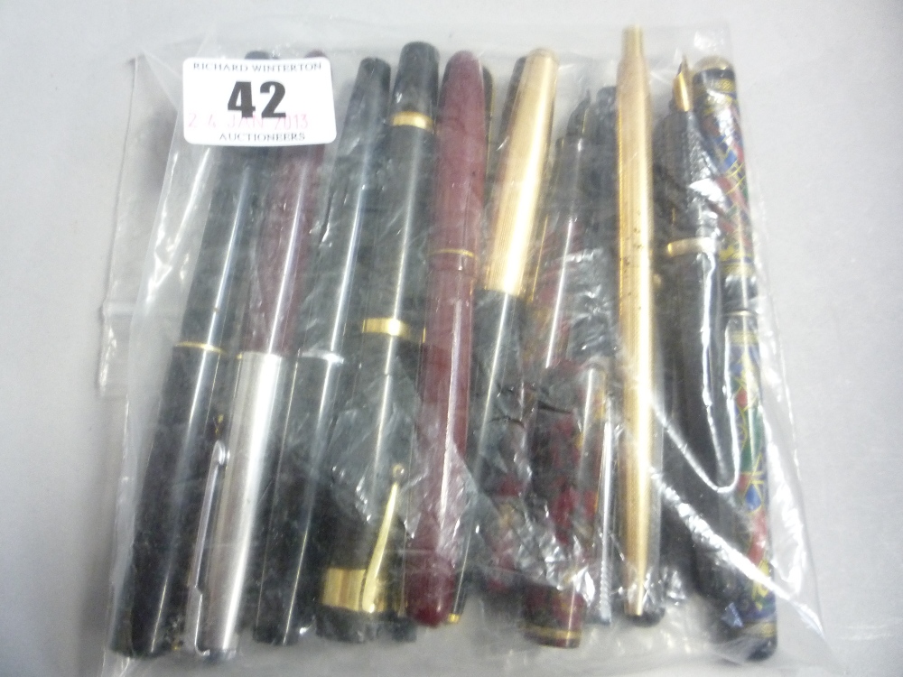 A quantity of mixed pens (12)